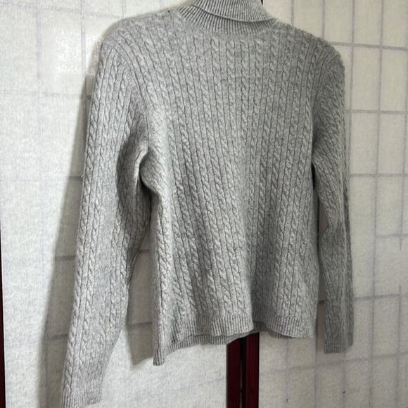 CHARTER CLUB 2 PLY 100% CASHMERE‎ TURTLENECK SWEATER SIZE L - Picture 1 of 7